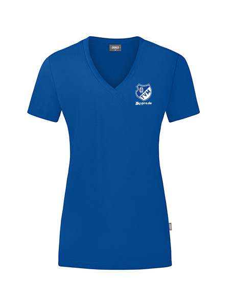 Damen T-Shirt Organic inkl. Wappen u. Vereinsname (Initialen optional)