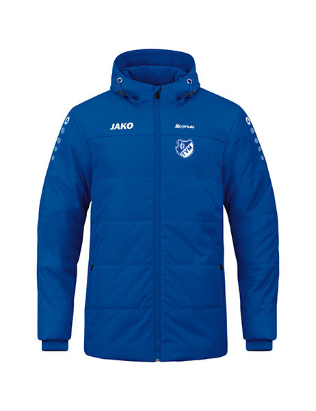 Coachjacke Team mit Kapuze inkl. Wappen u. Vereinsname (Initialen optional)